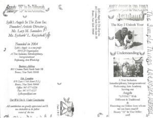 Vintage black-and-white flyer for a musical event featuring The Three Johns.