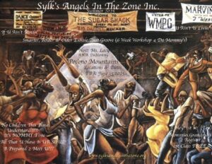 Dynamic jazz musicians perform passionately on stage with vibrant energy.